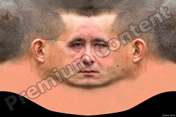 Male head texture